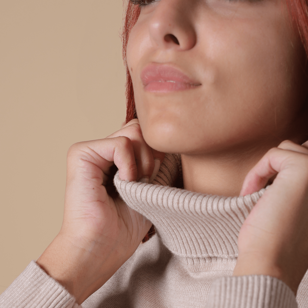 Turtleneck Fleece top