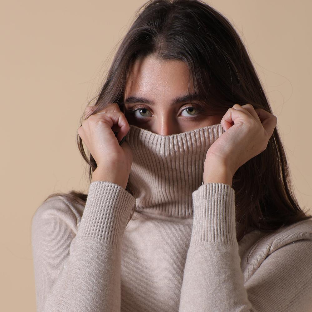 Turtleneck Fleece top